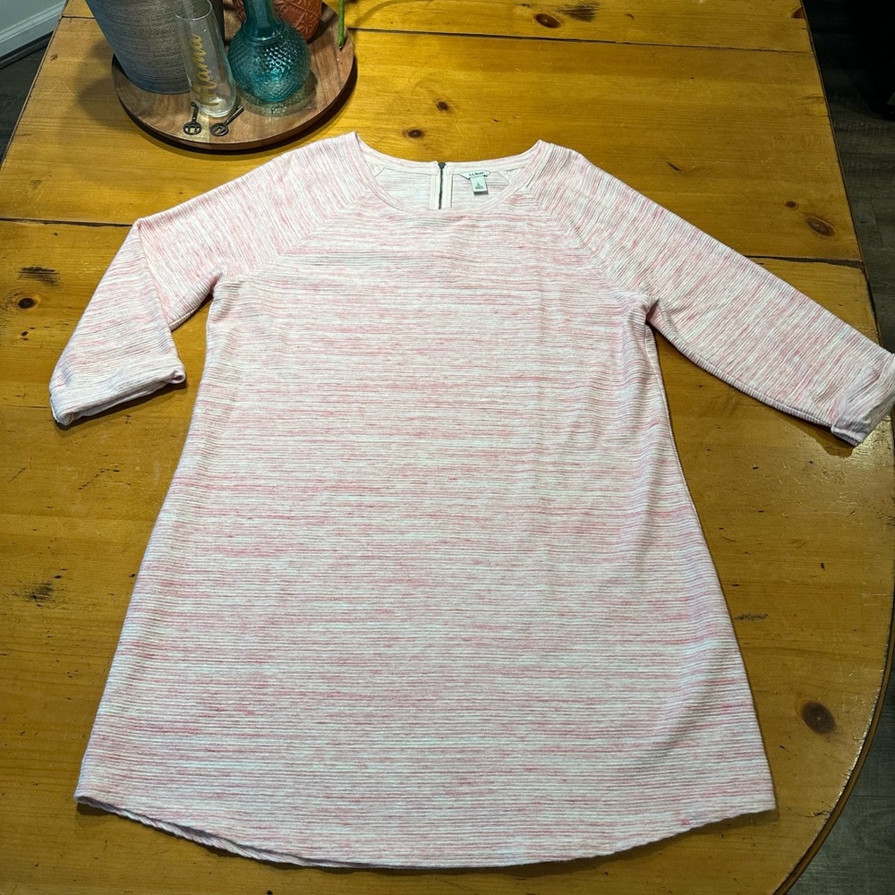 LL Bean Womens size Large Dress. Above the knee Casual 100% Cotten